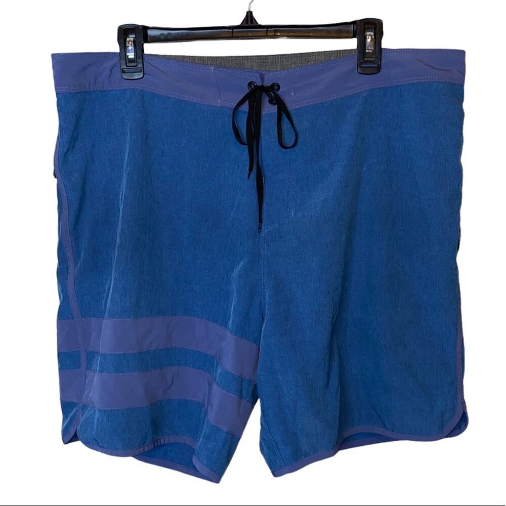 Hurley Phantom Board Shorts Men's 36 Blue Surf Swim Beach‎ Hybrid